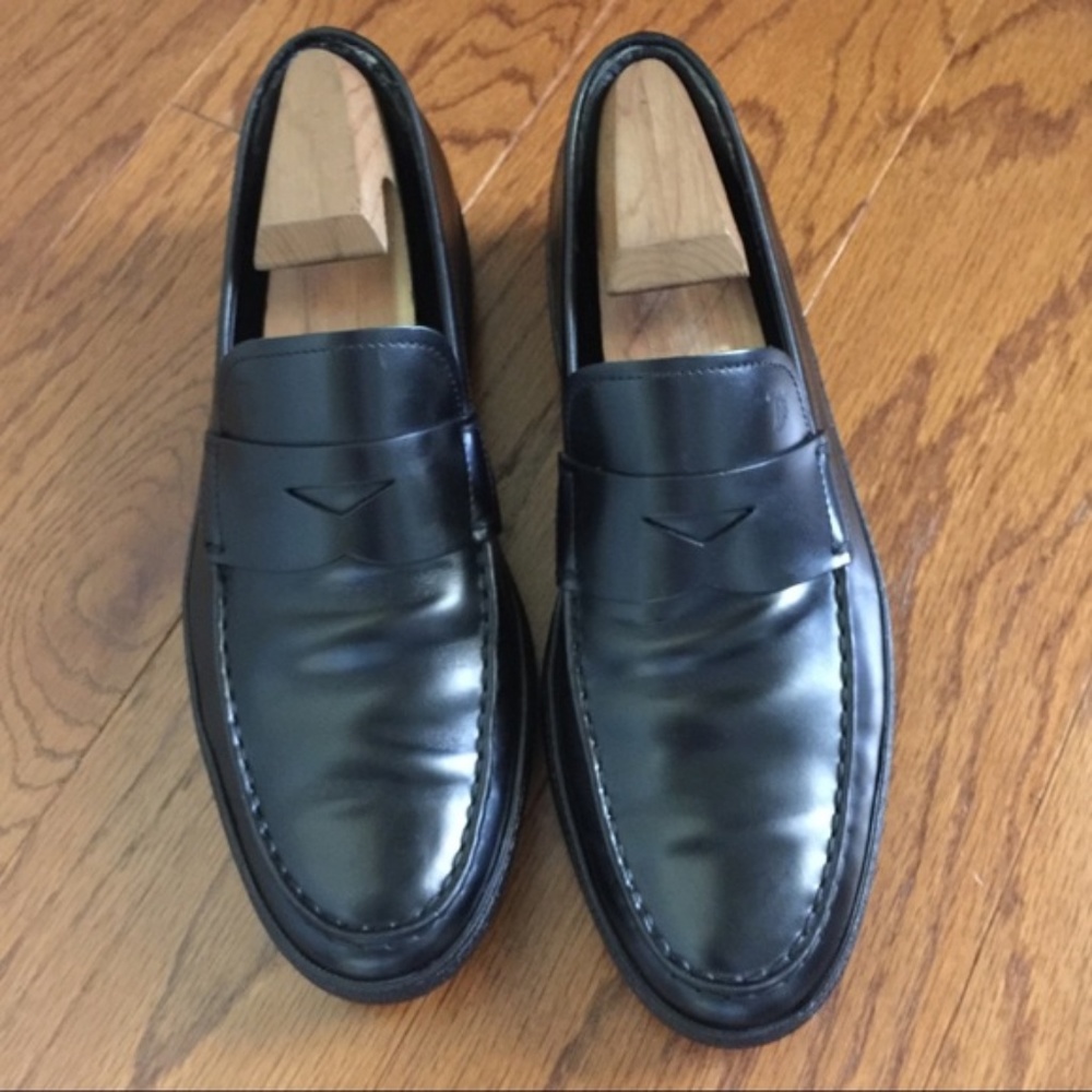 SOLD!! Tod´s Penny Loafer Black Leather Slip On - Picture 1 of 8